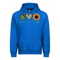 Cobalt peace love sunshine Urban Hoodie - JahusDesignShop