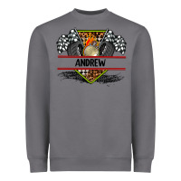 Storm custom name race flag and race equipment Heavyweight Sweatshirt - AdoDesignShop