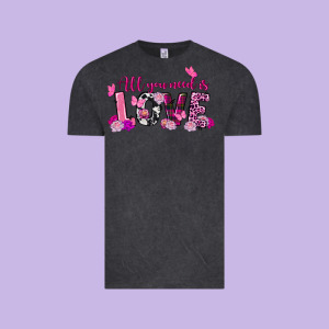 All You Need Is Love Valentine's Day Vintage Tee Designed By Fadigitalartstudio