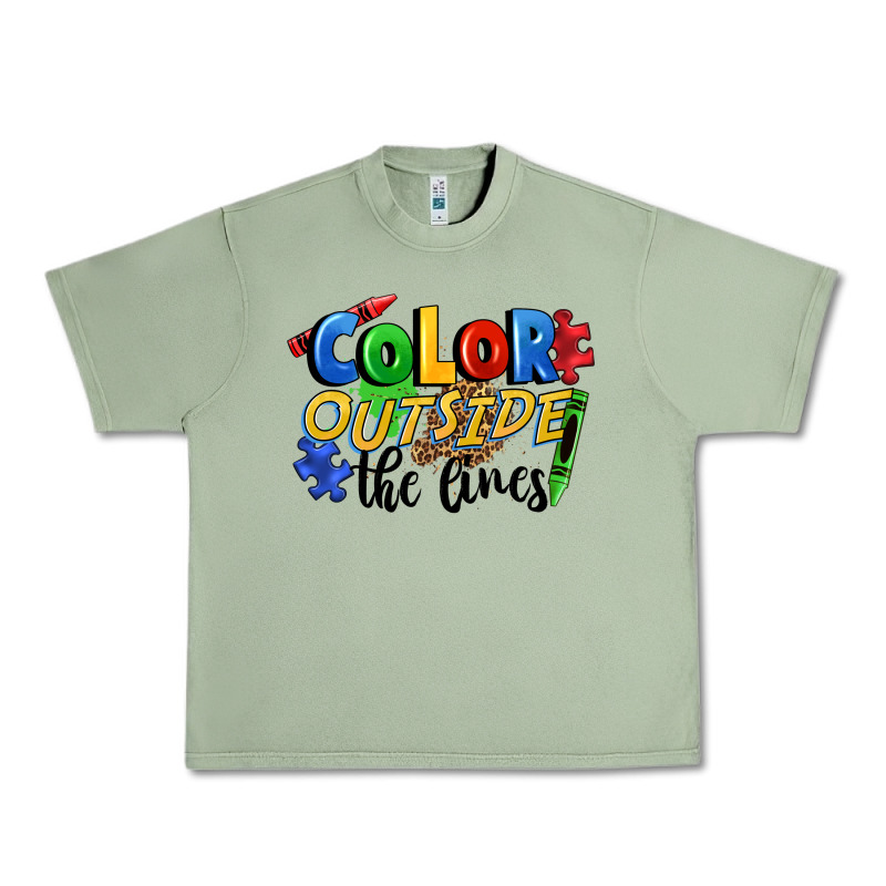 Color Outside The Lines Urban Heavy Tee by FaDigitalArtStudio | Teevron
