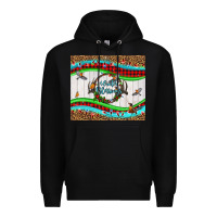 Black winter blessings leopard Premium Hoodie - LillyAllenDesigns