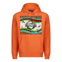 Carrot winter blessings leopard Premium Hoodie - LillyAllenDesigns
