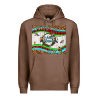 Chestnut winter blessings leopard Premium Hoodie - LillyAllenDesigns