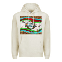 Oatmeal Heather winter blessings leopard Premium Hoodie - LillyAllenDesigns