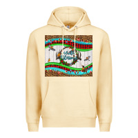 Pina Colada winter blessings leopard Premium Hoodie - LillyAllenDesigns