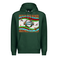Sports Green winter blessings leopard Premium Hoodie - LillyAllenDesigns