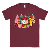 Burgundy joy snowman Classic Tee - CowGirlArtShop