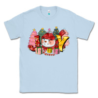 Dusty Blue joy snowman Classic Tee - CowGirlArtShop