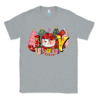 Heather Grey joy snowman Classic Tee - CowGirlArtShop
