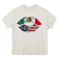 Mexico Usa Lips Heavy Core Tee | Teevron