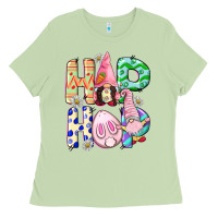 Matcha Hop hop Easter gnomies Easter Day Ladies Tee - CowGirlArtShop