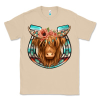 Mushroom highland cow serape floral headband horseshoe Classic Tee - Jasminsmagicworld