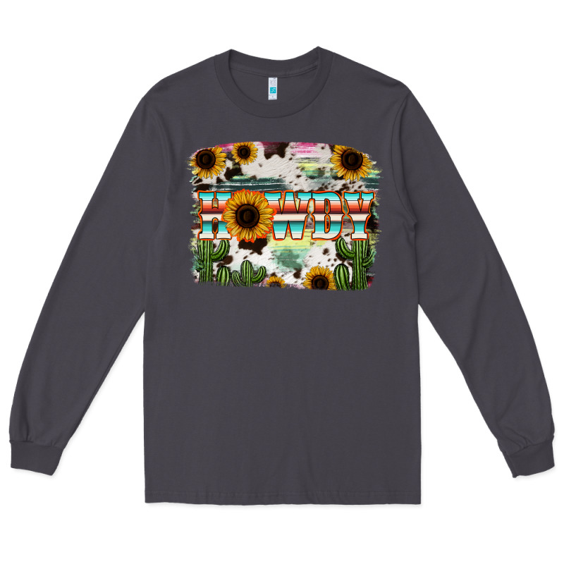 Howdy Serape And Sunflower Long Sleeve Tee by RanaPortraitStore | Teevron