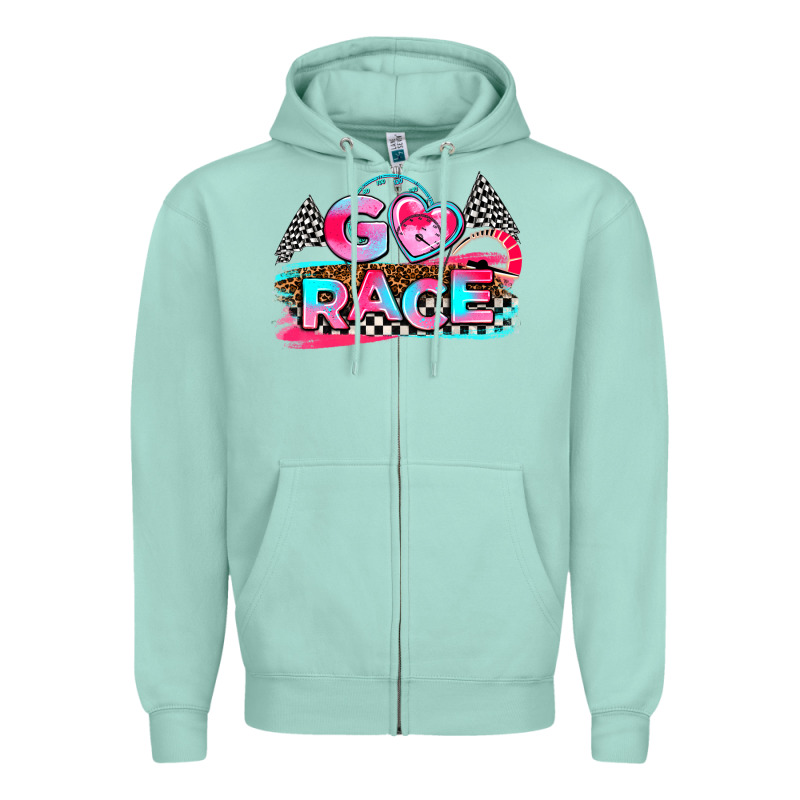 Go Race Zipper Hoodie by AdoDesignShop | Teevron