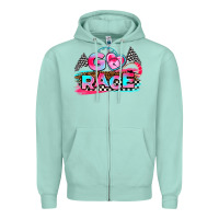 Seafoam go race Zipper Hoodie - AdoDesignShop