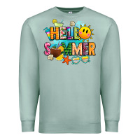 Seafoam hello summer Premium Sweatshirt - JahusDesignShop