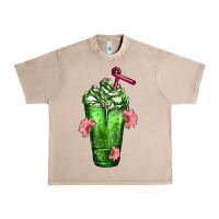 French Oak Western Cactus Cold Frappe Urban Heavy Tee - FaDigitalArtStudio