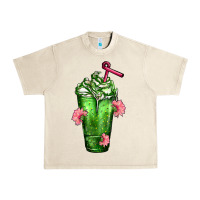 Sandshell Western Cactus Cold Frappe Urban Heavy Tee - FaDigitalArtStudio