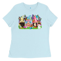 Baby Blue Easter gnomes Easter Day Ladies Tee - CowGirlArtShop