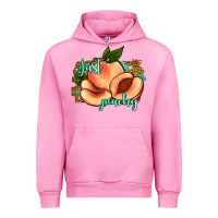 Fuchsia Pink just peachy 2 Urban Hoodie - JahusDesignShop