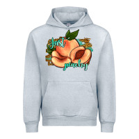 Heather Grey just peachy 2 Urban Hoodie - JahusDesignShop