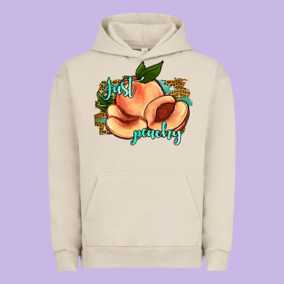 Just Peachy 2 Urban Hoodie Designed By Jahusdesignshop