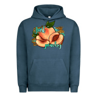 Pigment Midnight Navy just peachy 2 Urban Hoodie - JahusDesignShop