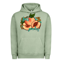 Pigment Oil Green just peachy 2 Urban Hoodie - JahusDesignShop
