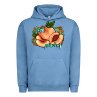 Pigment Pebble Blue just peachy 2 Urban Hoodie - JahusDesignShop