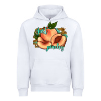 White just peachy 2 Urban Hoodie - JahusDesignShop