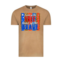 Vintage Camel Land of the Free 4th of July Brushstroke Vintage Tee - Jasminsmagicworld
