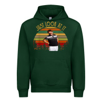 Forest Green just look at it vintage funny for men women and family t shirt Urban Hoodie - baoMotion