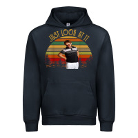 Navy just look at it vintage funny for men women and family t shirt Urban Hoodie - baoMotion