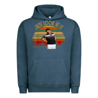 Pigment Midnight Navy just look at it vintage funny for men women and family t shirt Urban Hoodie - baoMotion