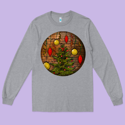 Christmas Long Sleeve Tee Designed By Bundleandbundleshop