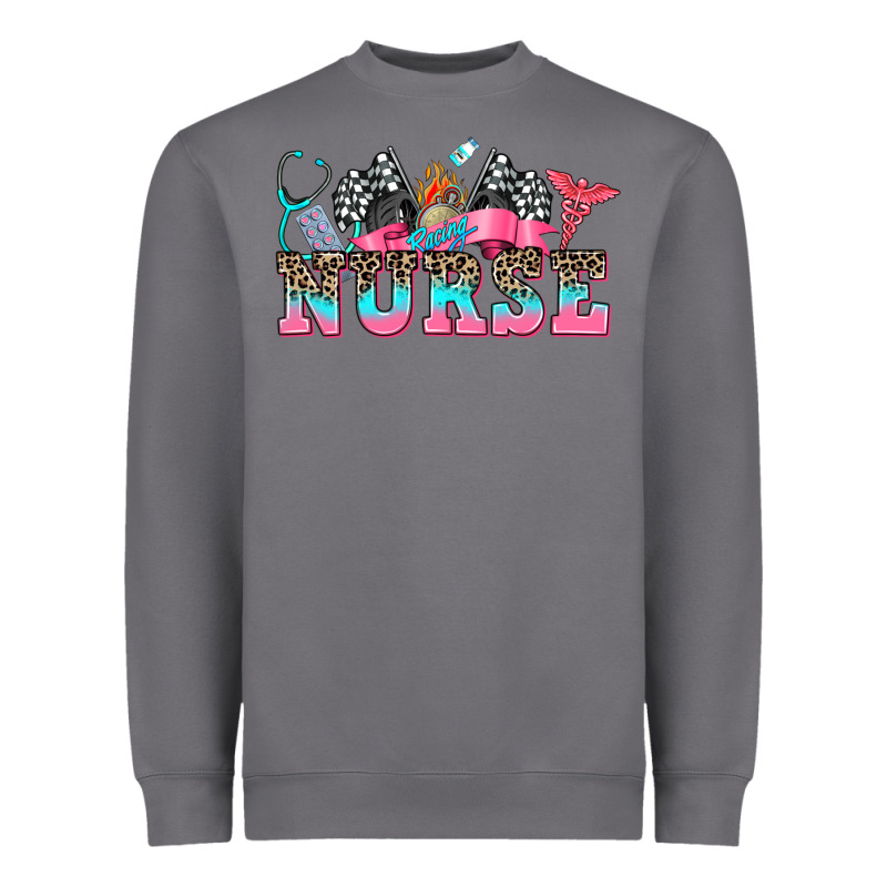 Nurse With Race And  Equipment Heavyweight Sweatshirt by AdoDesignShop | Teevron