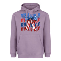 Lavender america ribbon Heavyweight Hoodie - JahusDesignShop