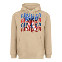 Mushroom america ribbon Heavyweight Hoodie - JahusDesignShop
