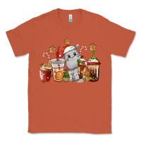 Copper hippopotamus coffee cups christmas Classic Tee - CowGirlArtShop