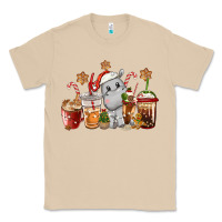 Mushroom hippopotamus coffee cups christmas Classic Tee - CowGirlArtShop