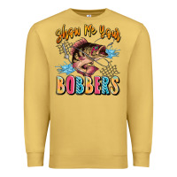 Antique Gold show me your bobbers Premium Sweatshirt - JahusDesignShop