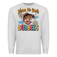 Dove Grey show me your bobbers Premium Sweatshirt - JahusDesignShop