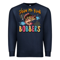 Navy show me your bobbers Premium Sweatshirt - JahusDesignShop