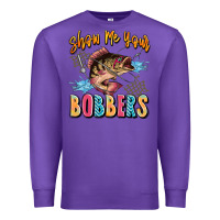 Purple show me your bobbers Premium Sweatshirt - JahusDesignShop