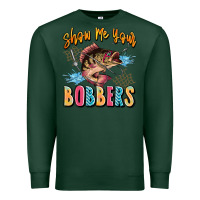 Sports Green show me your bobbers Premium Sweatshirt - JahusDesignShop