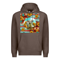 Coffee Charolais Calf Gemstone Premium Hoodie - LillyAllenDesigns