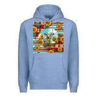 Colony Blue Charolais Calf Gemstone Premium Hoodie - LillyAllenDesigns