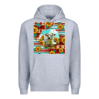 Heather Grey Charolais Calf Gemstone Premium Hoodie - LillyAllenDesigns