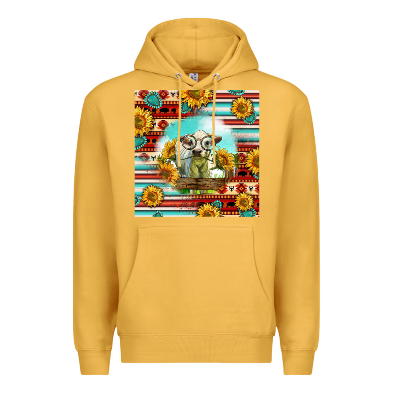 Charolais Calf Gemstone Premium Hoodie by LillyAllenDesigns | Teevron