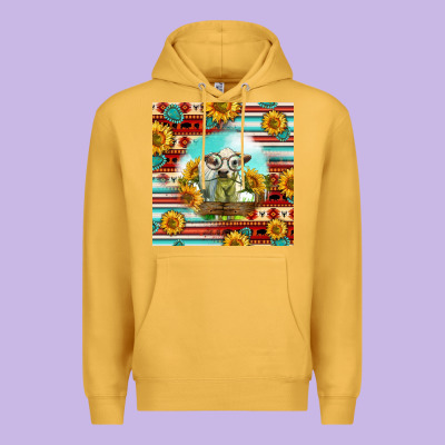Charolais Calf Gemstone Premium Hoodie Designed By Lillyallendesigns